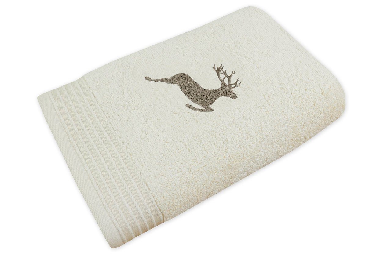 framsohn frottier Handtuch Frottierserie Hirsch Gästetuch günstig online kaufen