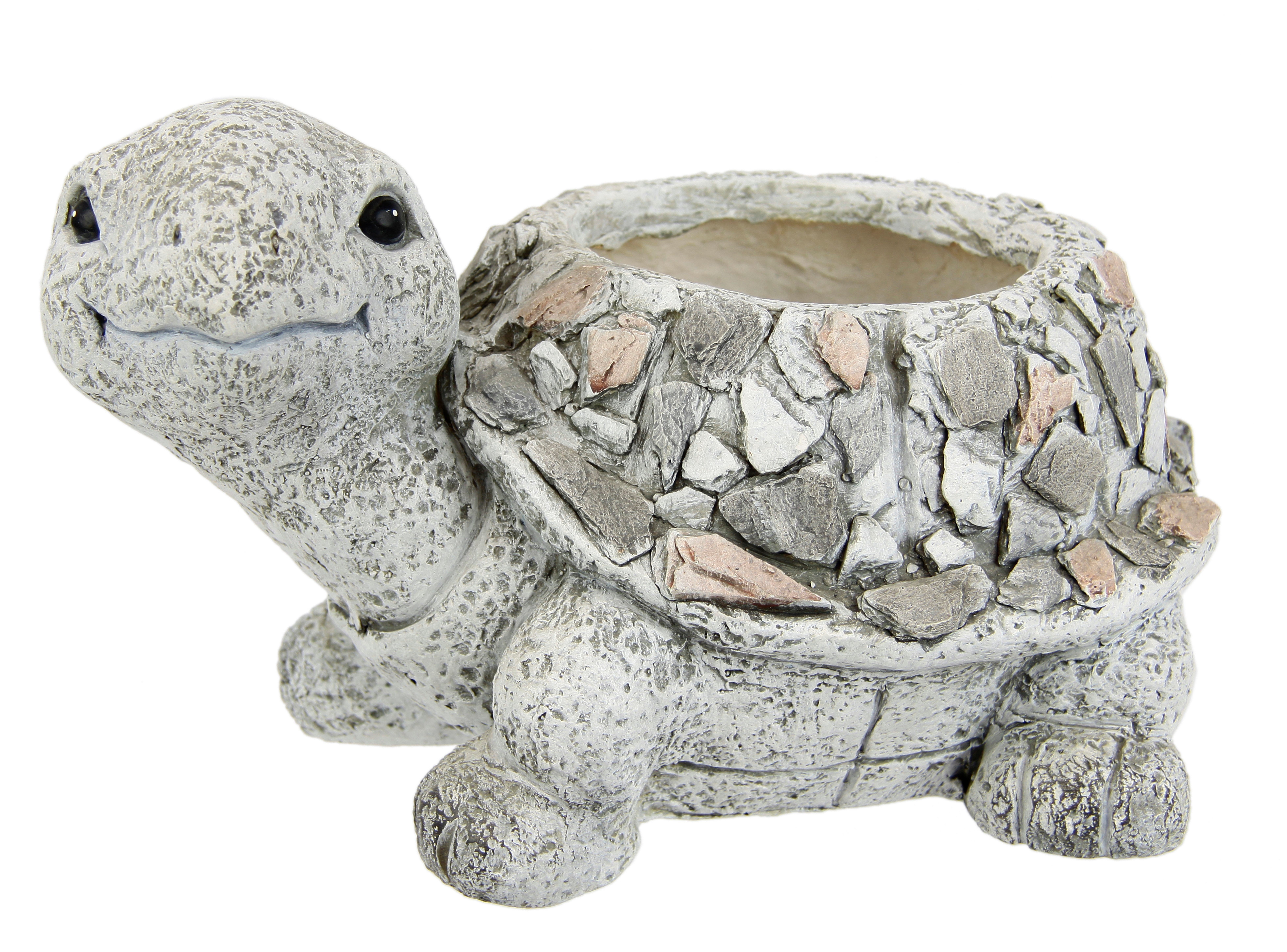 I.GE.A. Pflanzkübel Schildkröte aus Magnesia (1 St), Blumentopf Kübel Blume günstig online kaufen