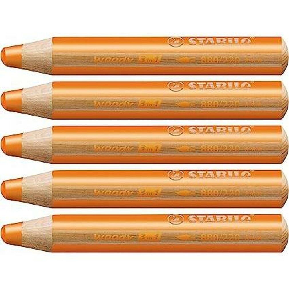 Thumbnail - STABILO Buntstift woody 3 in 1 Buntstift orange