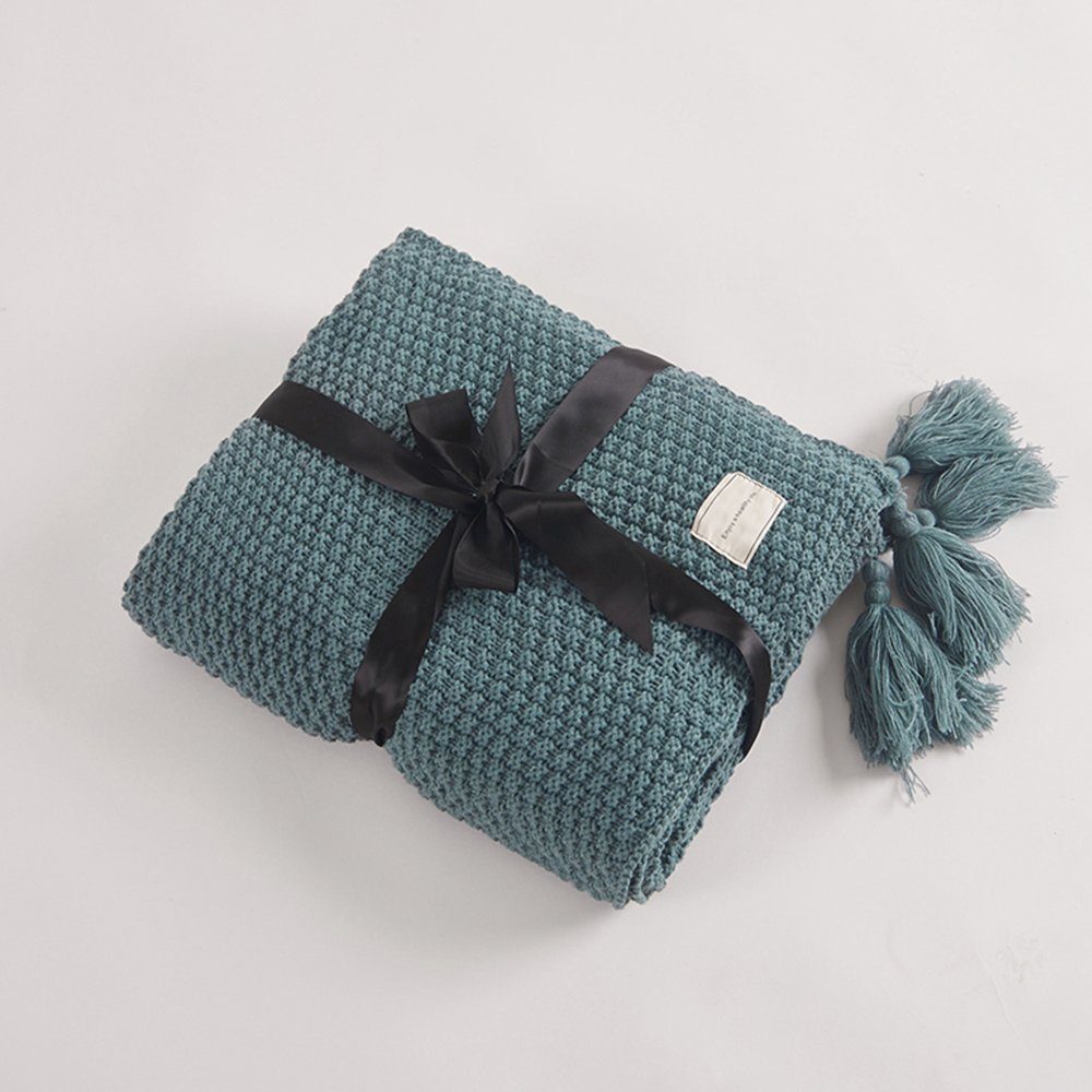 Wohndecke Kuscheldecke Gestrickte Strickdecke,Sofadecke,Tagesdecke, BTTO, Q günstig online kaufen