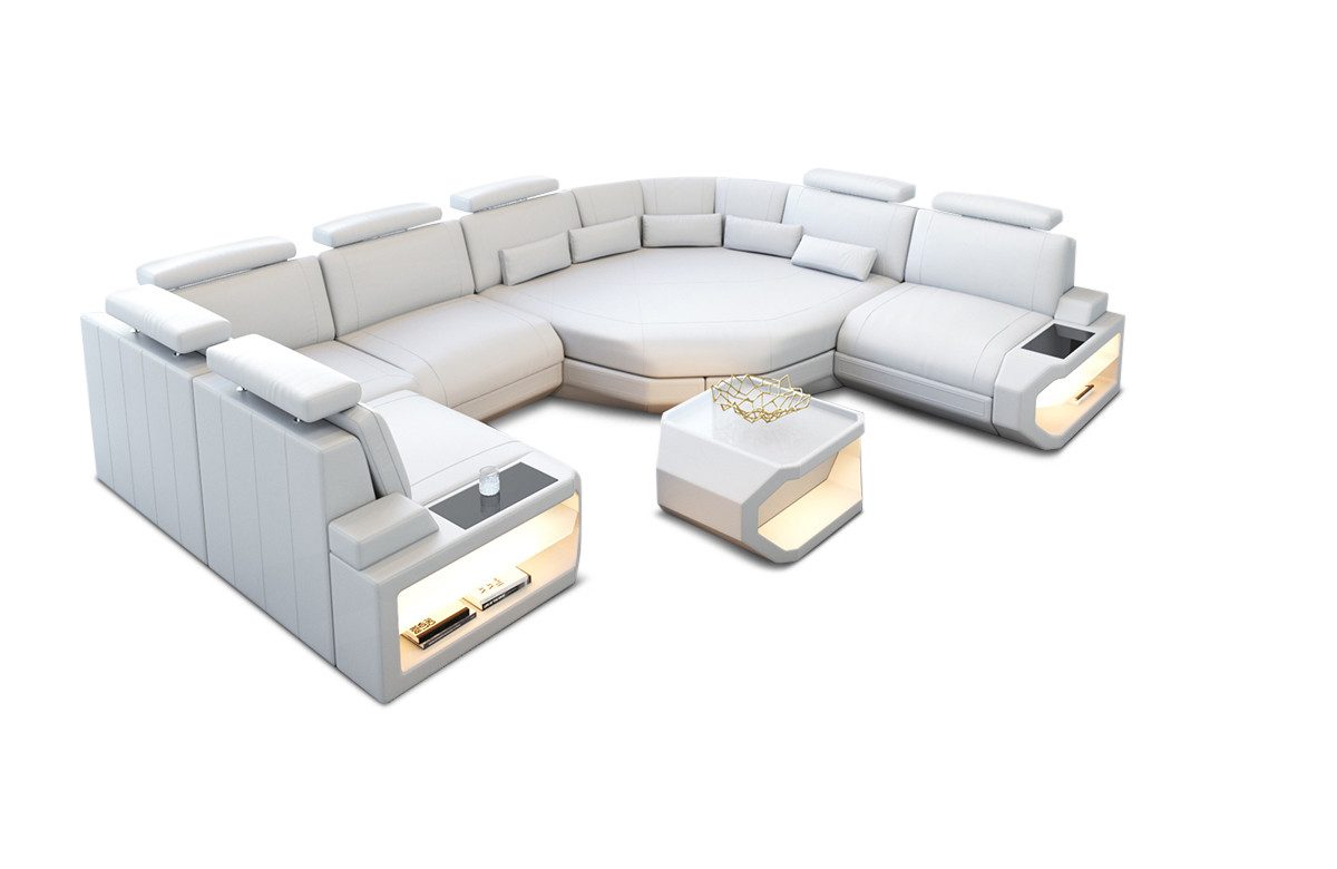 Sofa Dreams Wohnlandschaft Sofa Leder Asti günstig online kaufen