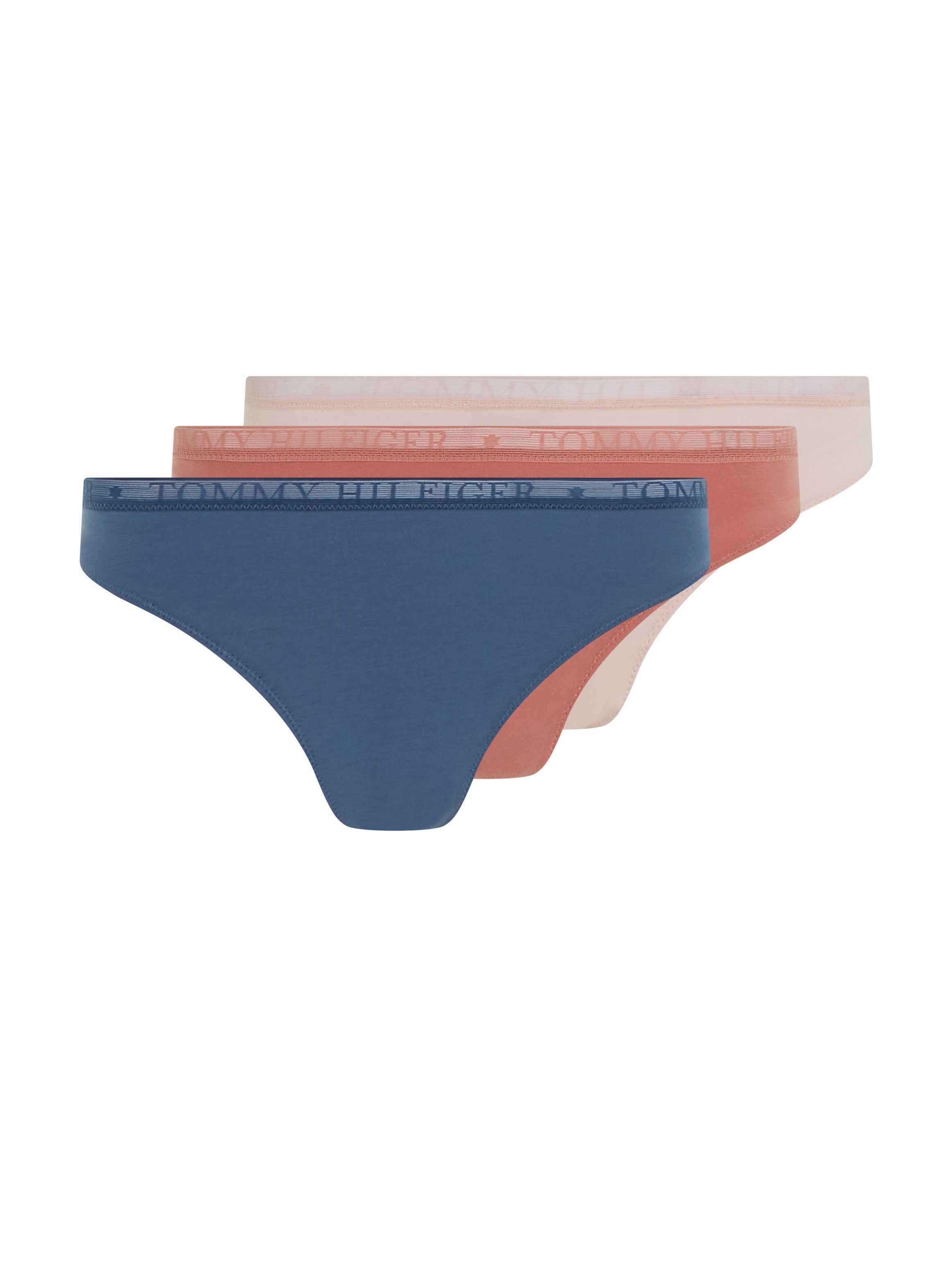 Slip LACE 3P THONG (EXT SIZES)