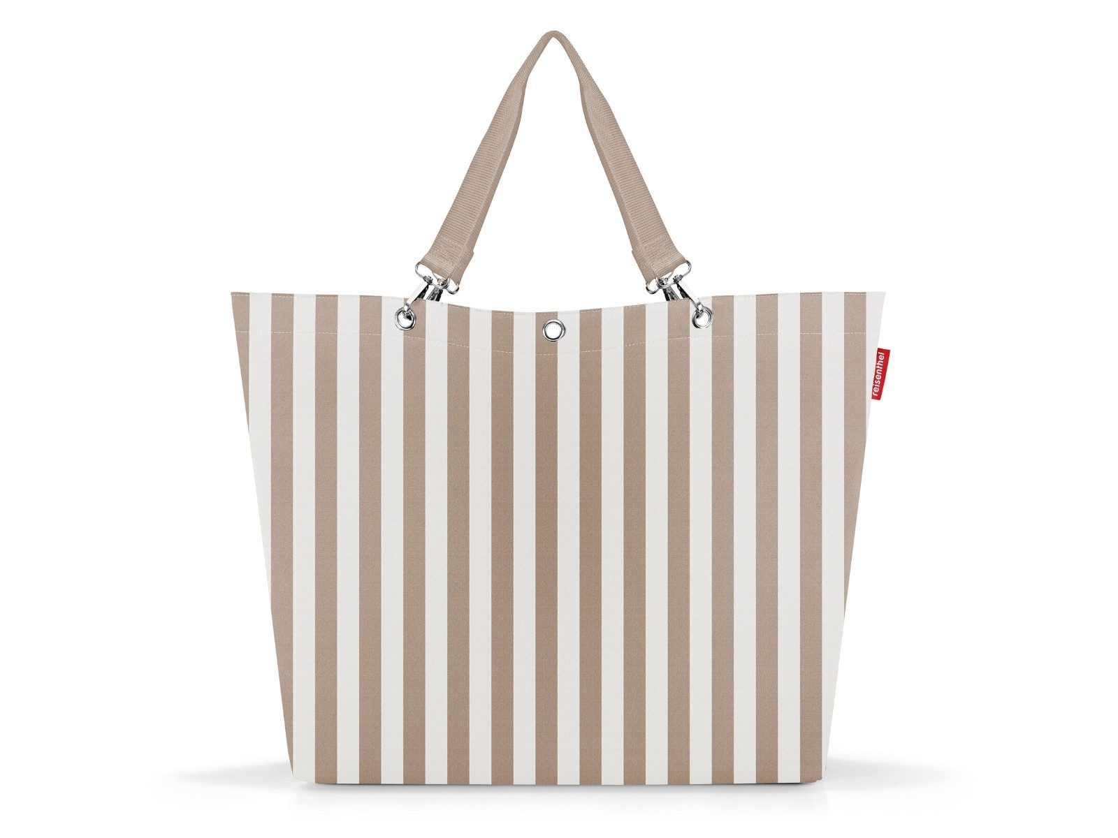 REISENTHEL® Tragetasche shopper XL summerstripes coffee