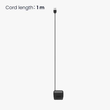 kwmobile USB Ladegerät für Xiaomi Mi Band 8 Pro USB-Ladegerät (1-tlg., USB Kabel Charger Stand - Smart Watch Ladestation - Standfunktion)