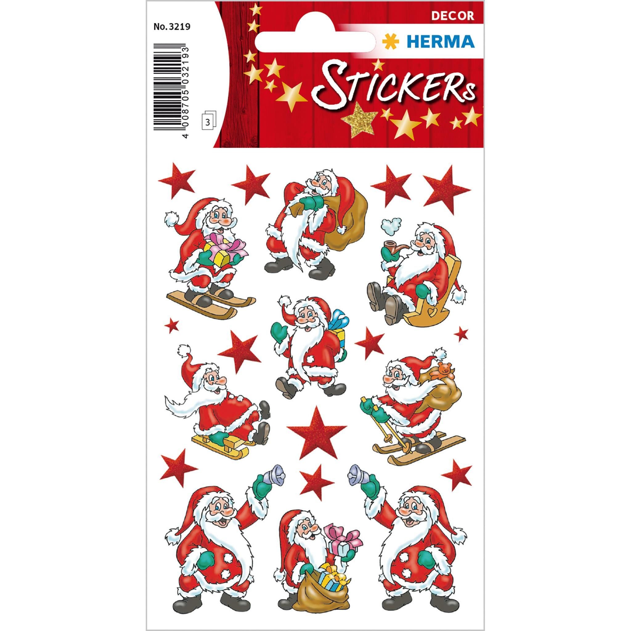 HERMA Sticker Herma Sticker DECOR Weihnachten Nikolaus 3 Bl