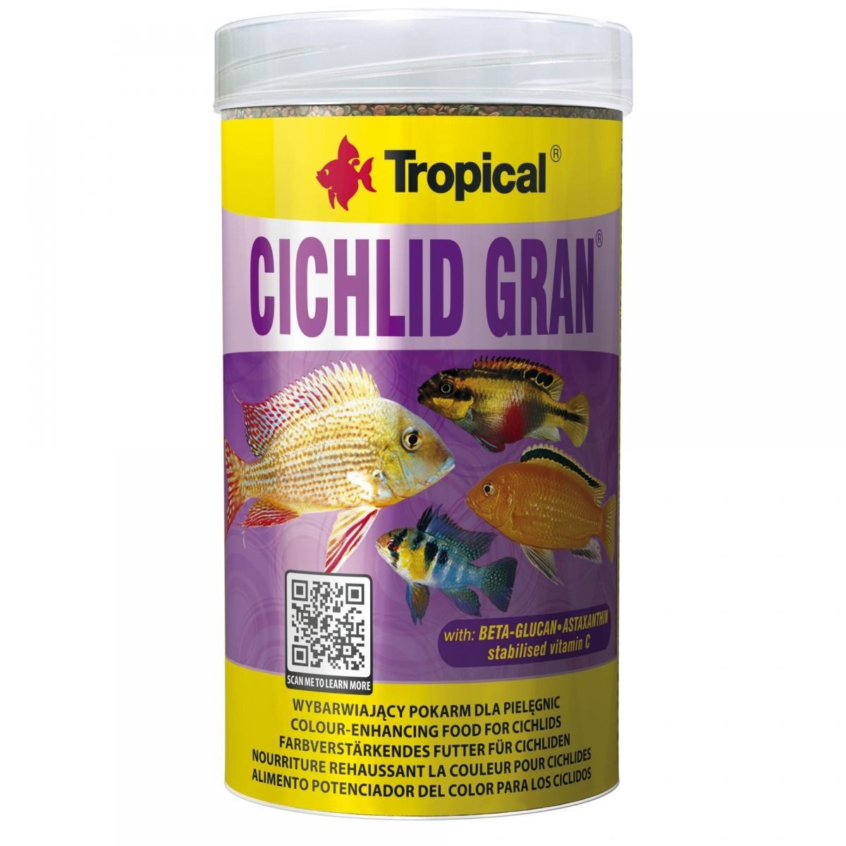 Tropical Cichlid Gran, für: Buntbarsche
