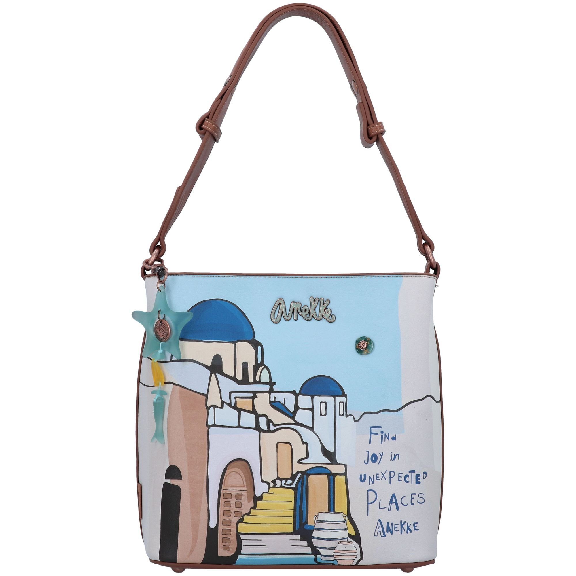 Anekke Schultertasche Mediterranean Sunrise, Polyurethan