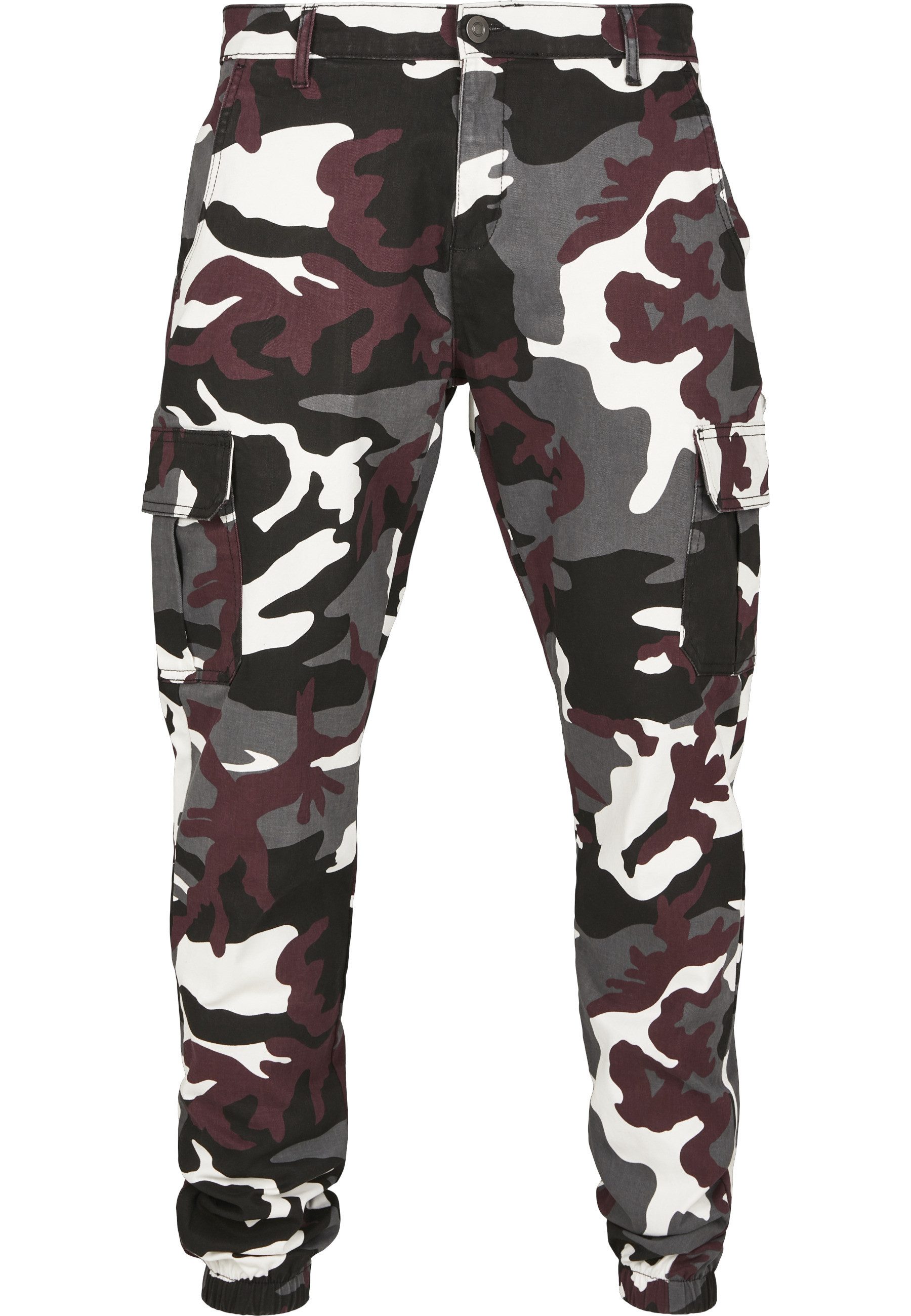 URBAN CLASSICS Cargohose Urban Classics Herren Camo Cargo Jogging Pants 2.0 (1-tlg)