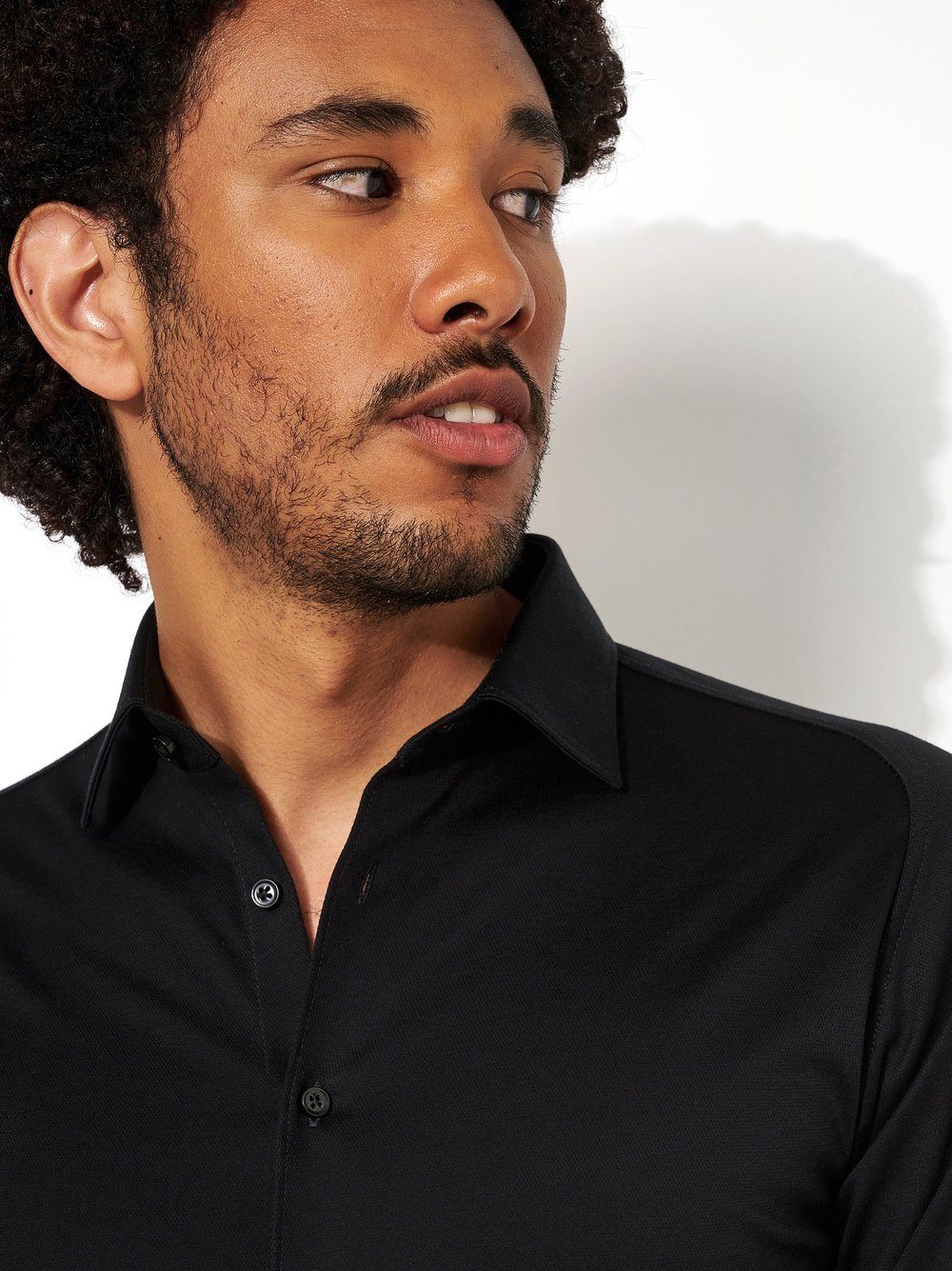 DESOTO Langarmhemd Jerseyhemd Casual Kent