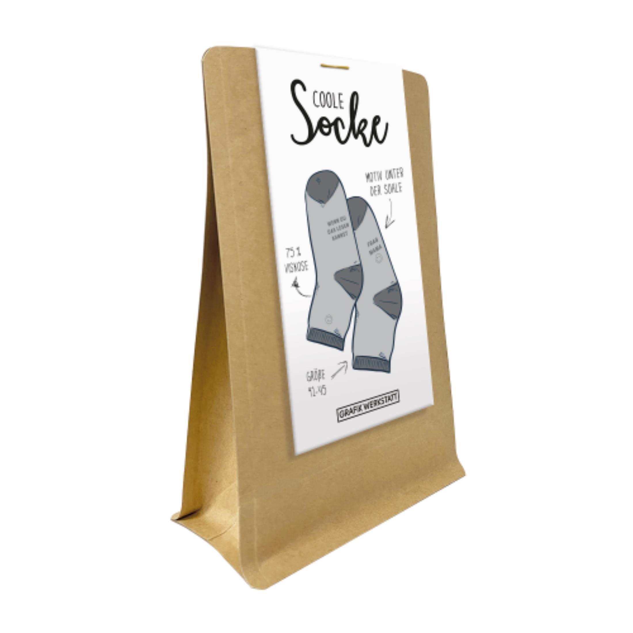 Socken Coole Socke Frag Mama Größe 41-45
