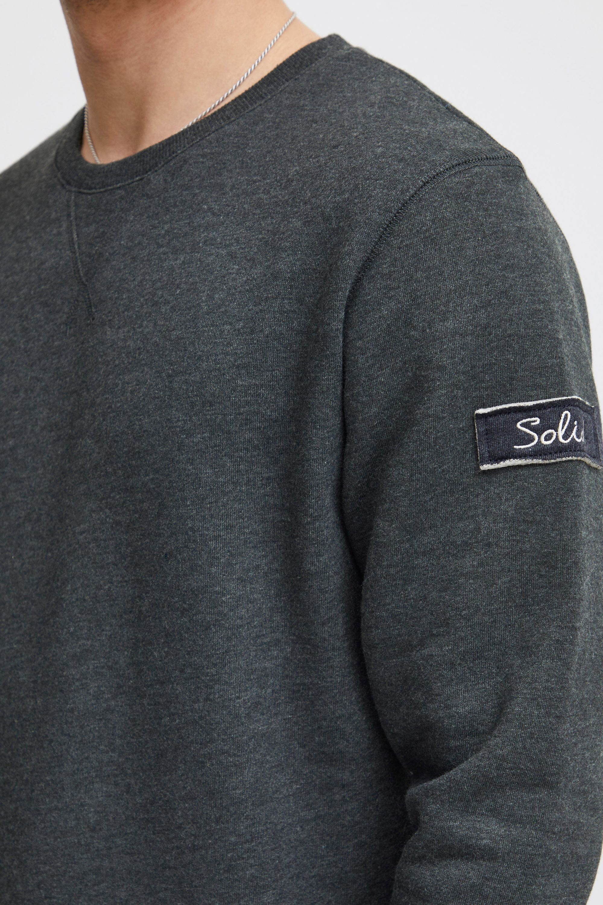 !Solid Sweatshirt SDTrip O-Neck Sweatpullover mit Fleece-Innenseite