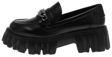 Buffalo LION LOAFER Schwarz Loafer Vegane Damen Loafer