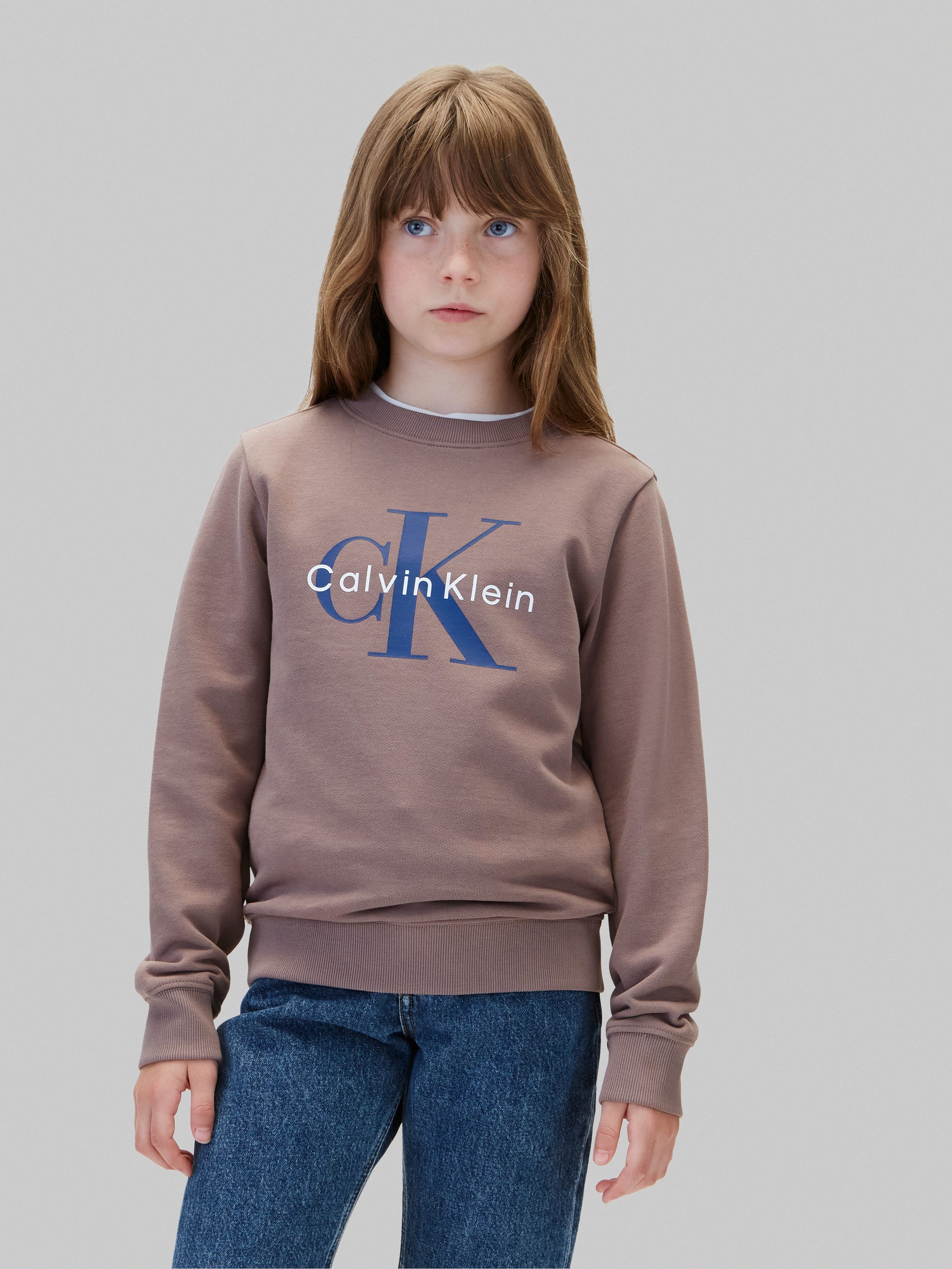 Calvin Klein Jeans Sweatshirt CK MONOLOGO CN Regular fit, Logoschriftzug