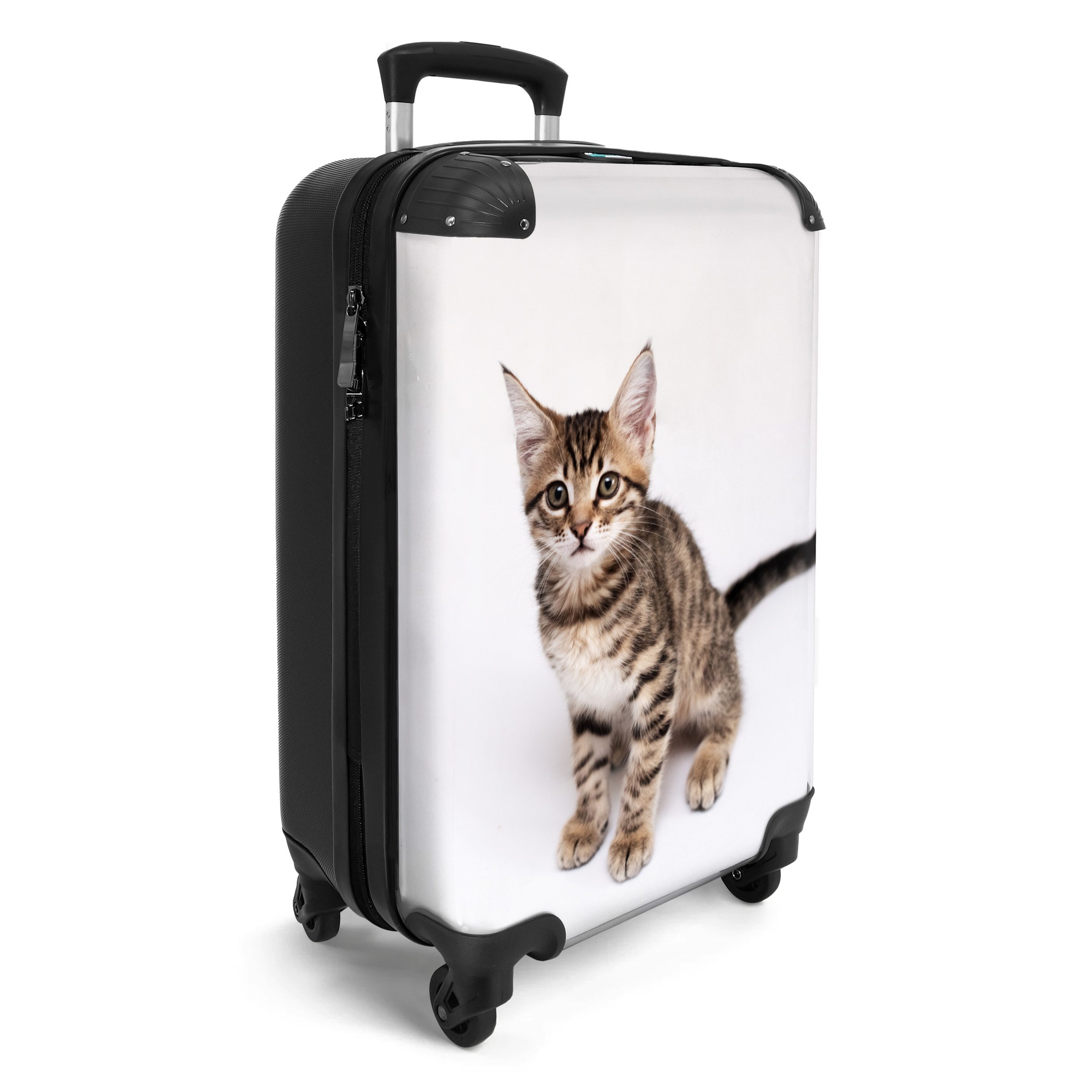 NoBoringSuitcases.com© Hartschalen-Trolley Katze - Haustiere - günstig online kaufen