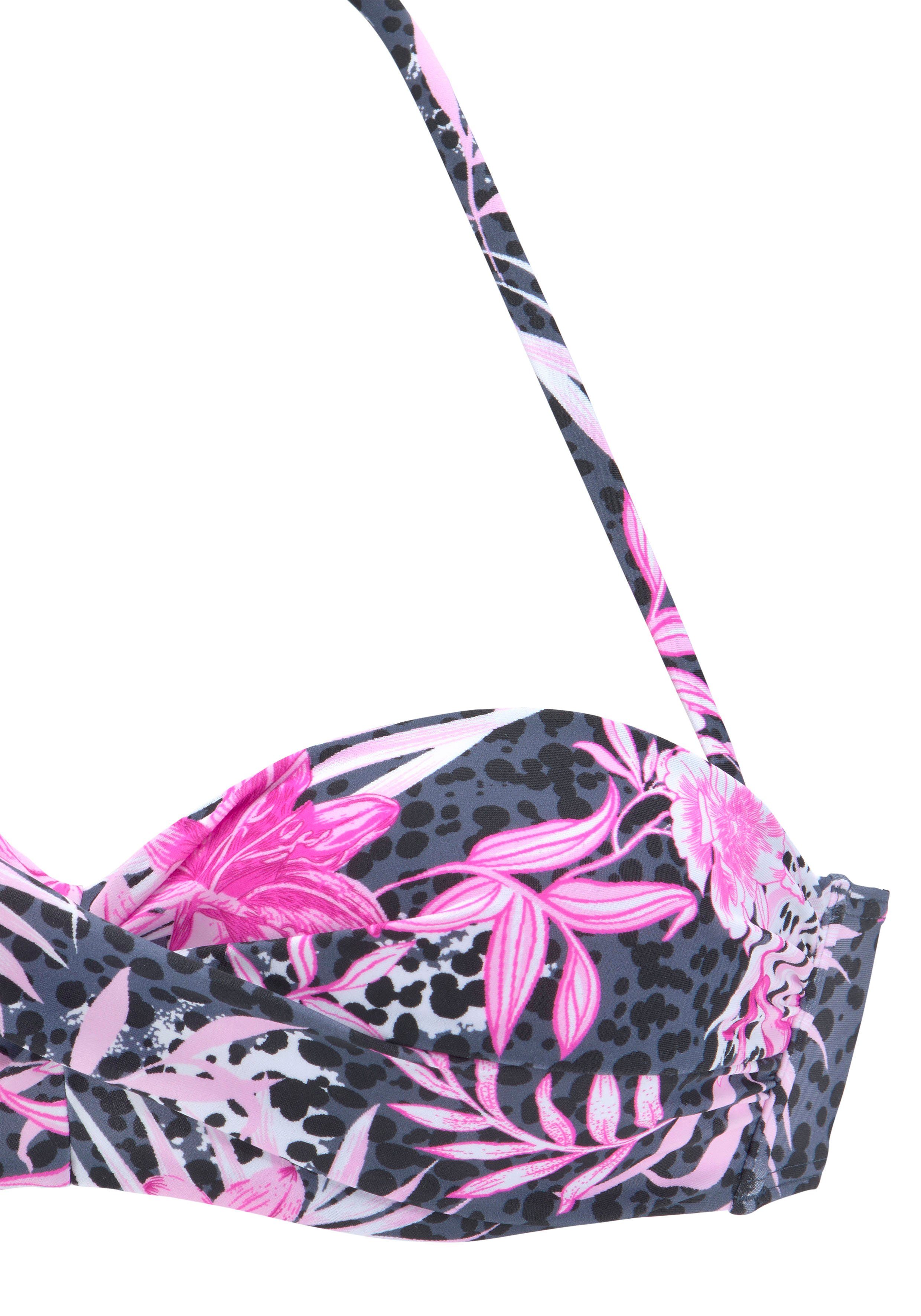 Buffalo Bügel-Bandeau-Bikini im Mustermix