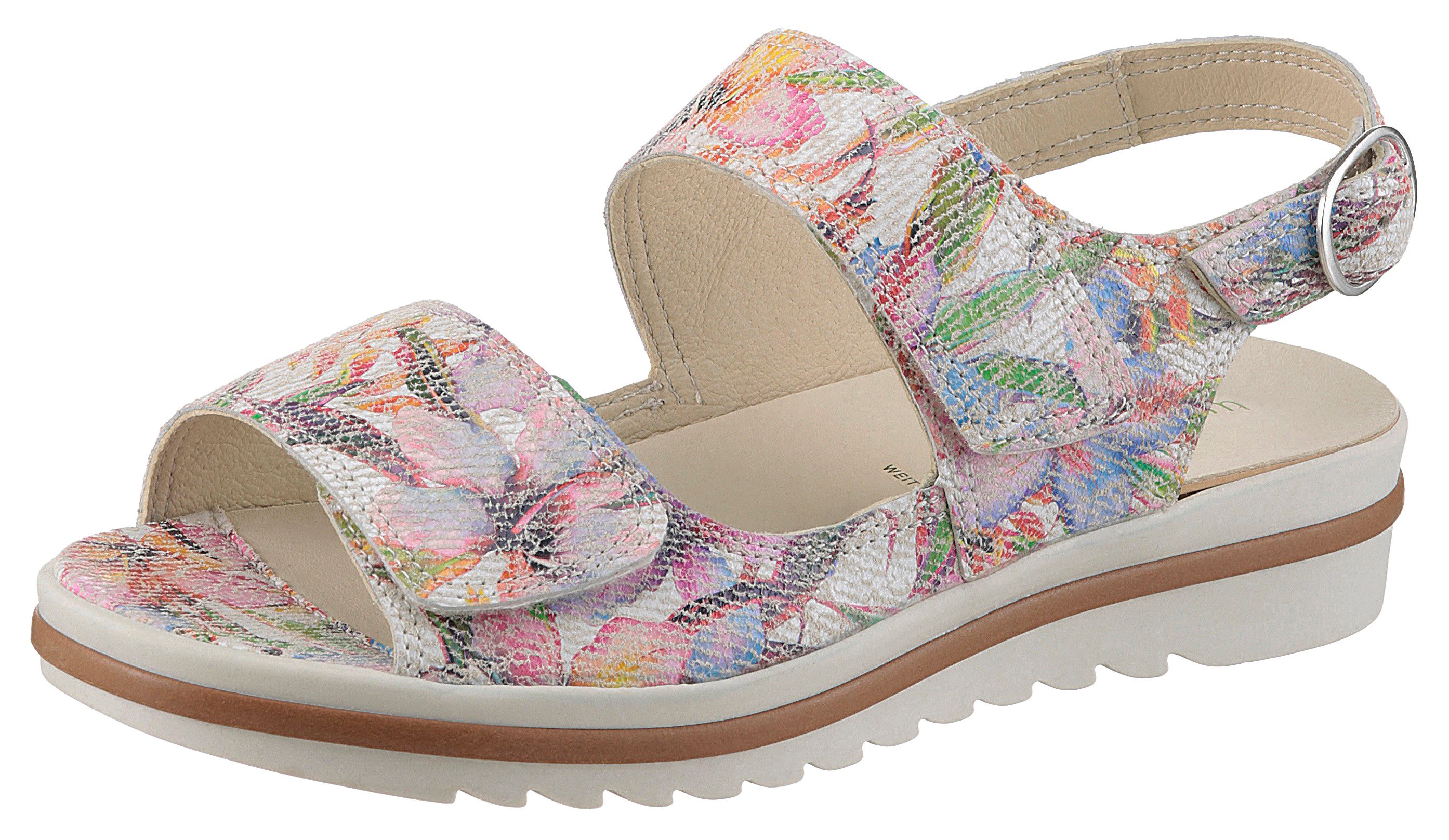 Waldläufer HAKURA Riemchensandale, Klettschuh, Sandalette, Keilabsatz, günstig online kaufen