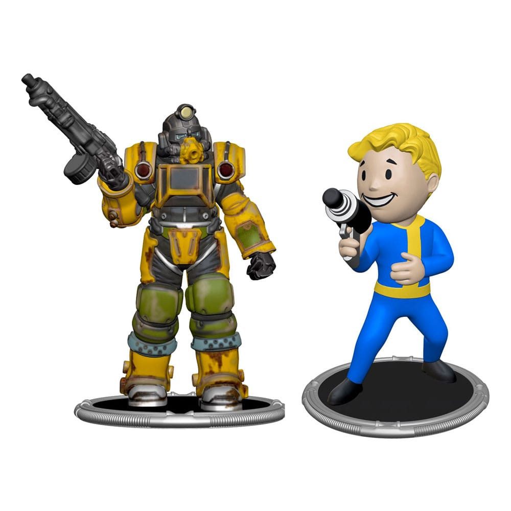 Syndicate Collectibles Merchandise-Figur Fallout Minifiguren 2er-Pack Set A Excavator & Vault Boy (Gun) 7 cm