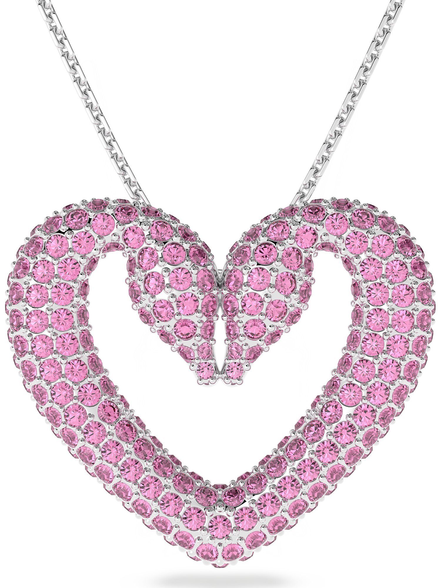 SWAROVSKI Collier Swarovski Damen-Kette Metall Swarovski-Kristall mehr