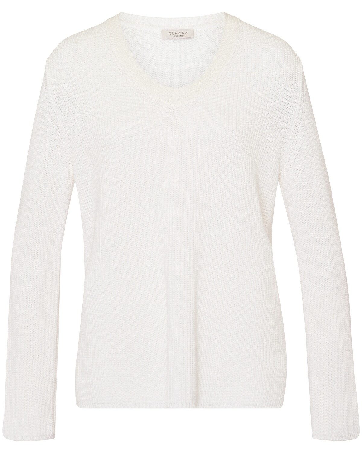 Clarina Strickpullover V-Pullover günstig online kaufen