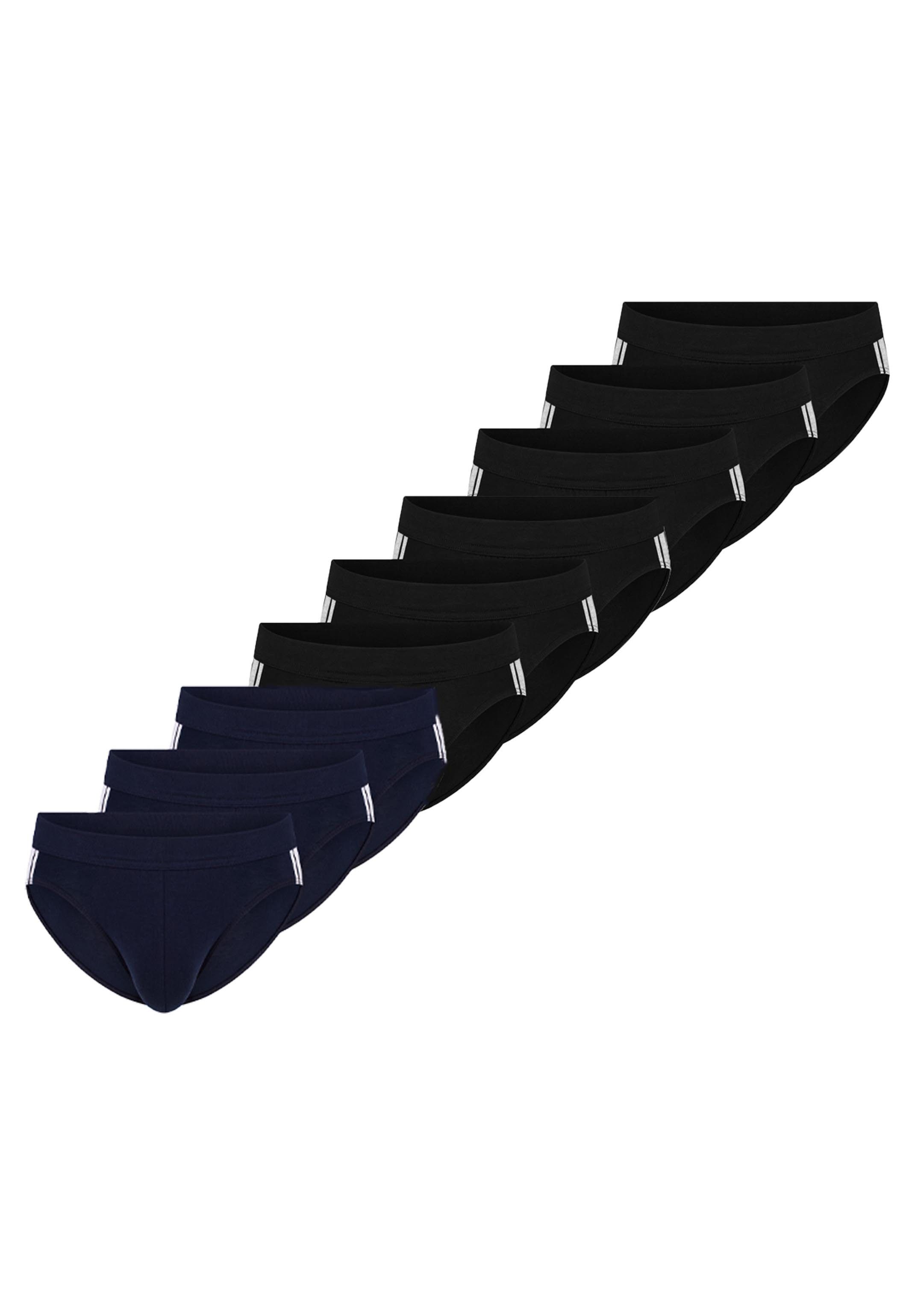 Slip 9er Pack 95/5 Stretch - Organic Cotton