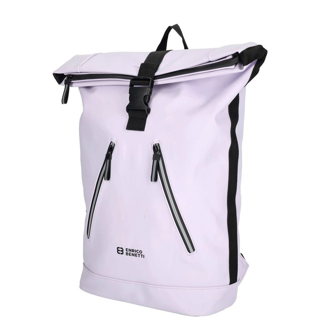 Cityrucksack Großer Damen Roll up Rucksack Plane Tasche