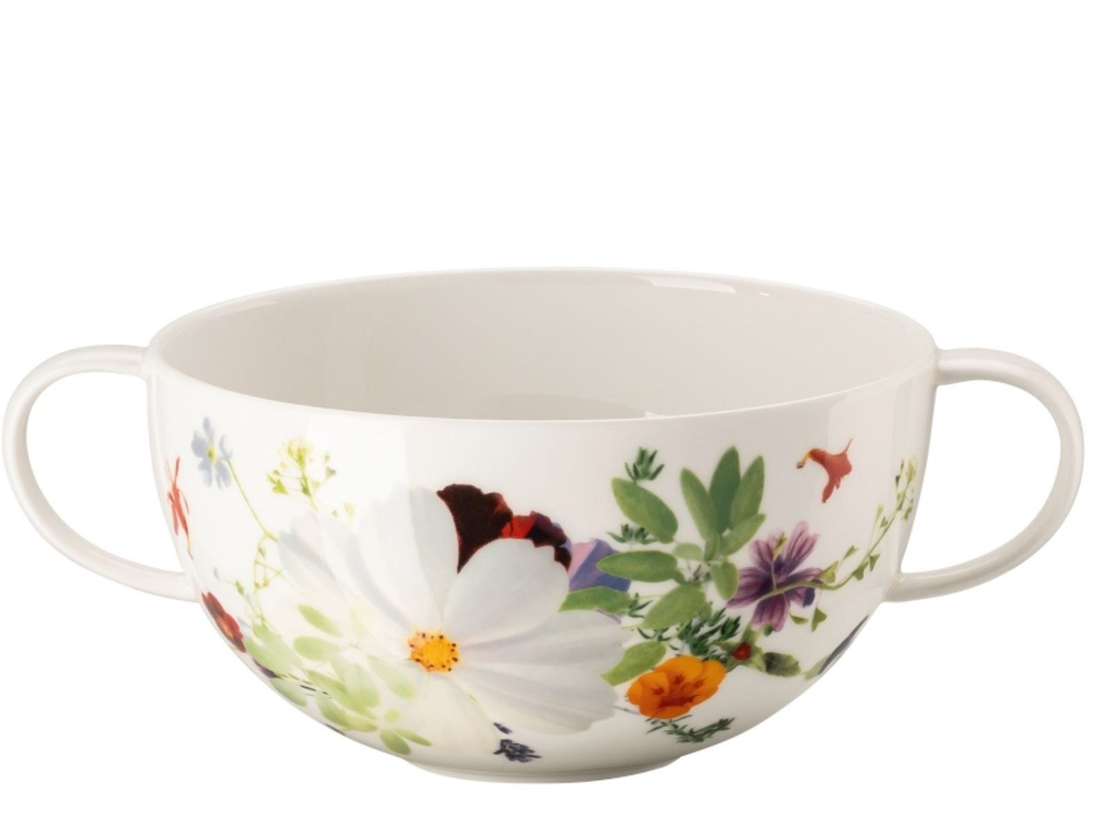 Rosenthal Suppenschale Brillance Grand Air Suppen-Obertasse 0,37 l, Bone China, (Suppentassen), Tassen