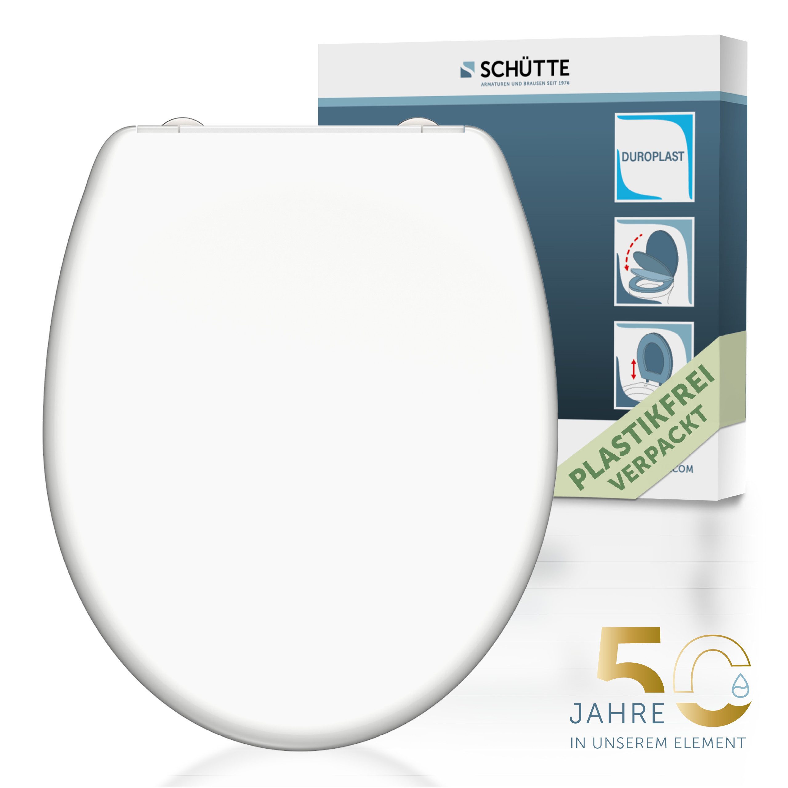 Schütte WC-Sitz, mit Absenkautomatik und Schnellverschlusstechnik