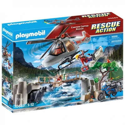 Playmobil® Spielfigur Rettungsaktion 70663 Canyon-Hubschrauber-Einsatz