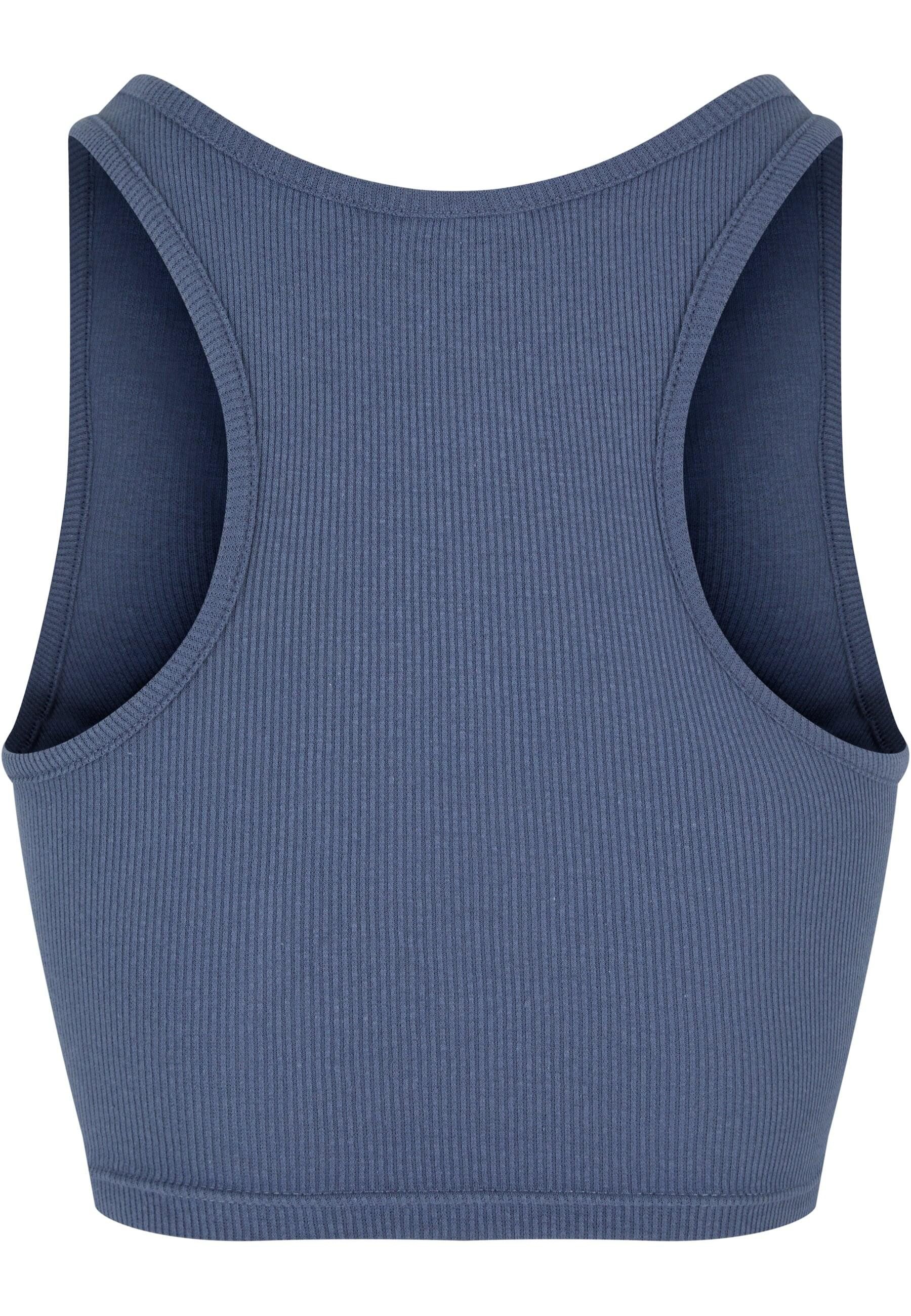 URBAN CLASSICS Muskelshirt Urban Classics Damen Ladies Cropped Rib Top (1-t günstig online kaufen