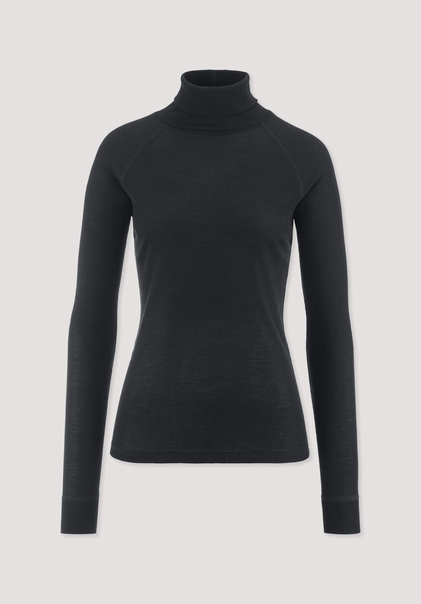 Hessnatur T-Shirt Fitted aus Bio-Merinowolle und TENCEL™ Lyocell (1-tlg)