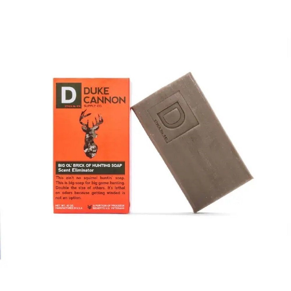 Duke Cannon Feste Duschseife Big Ass Brick of Soap Hunting- Echte Männerseife aus den USA, 300 gr Seifenstück | Duschgele