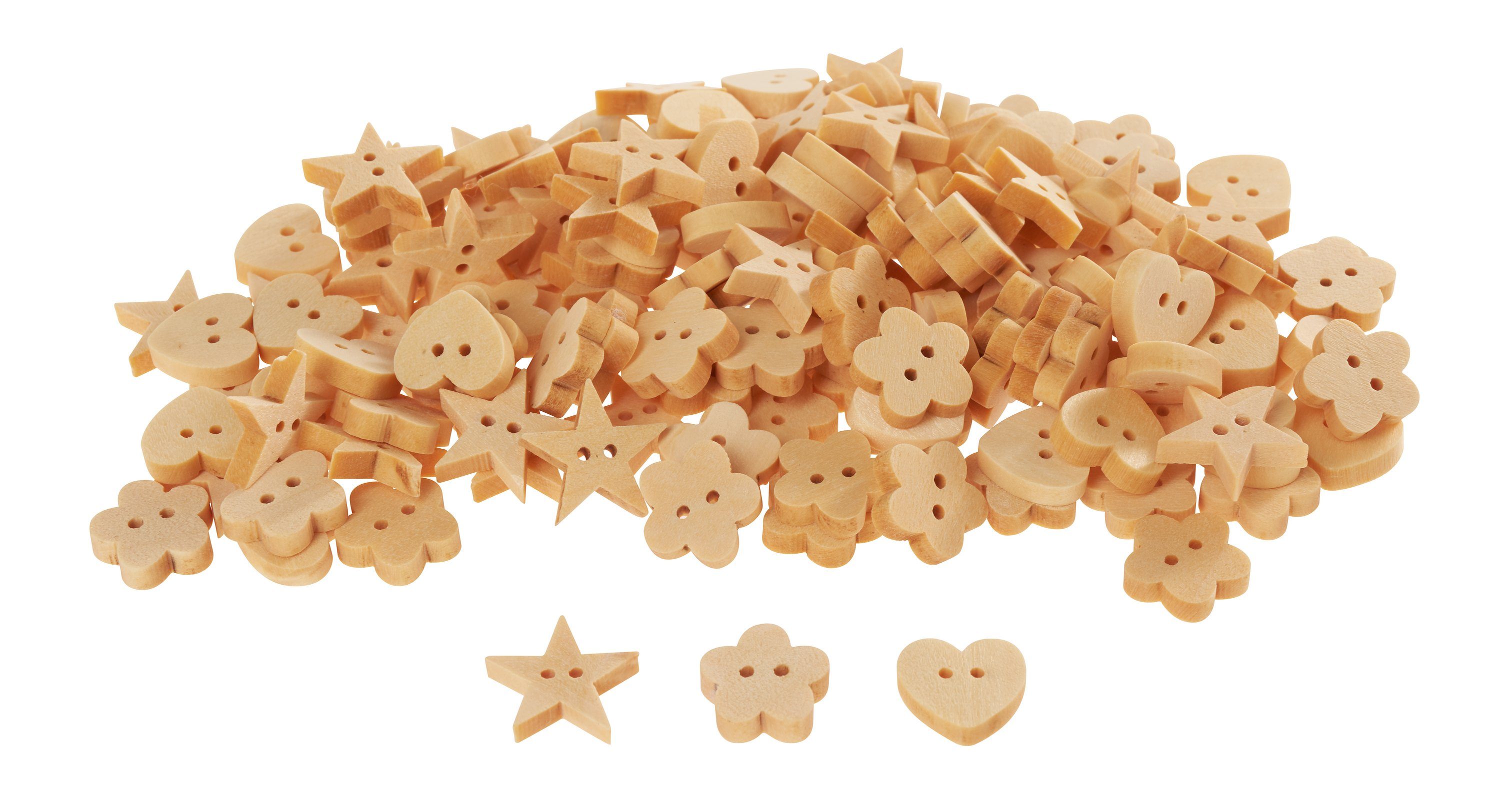 VBS XXL Knopf Motivmix, 150 Stück