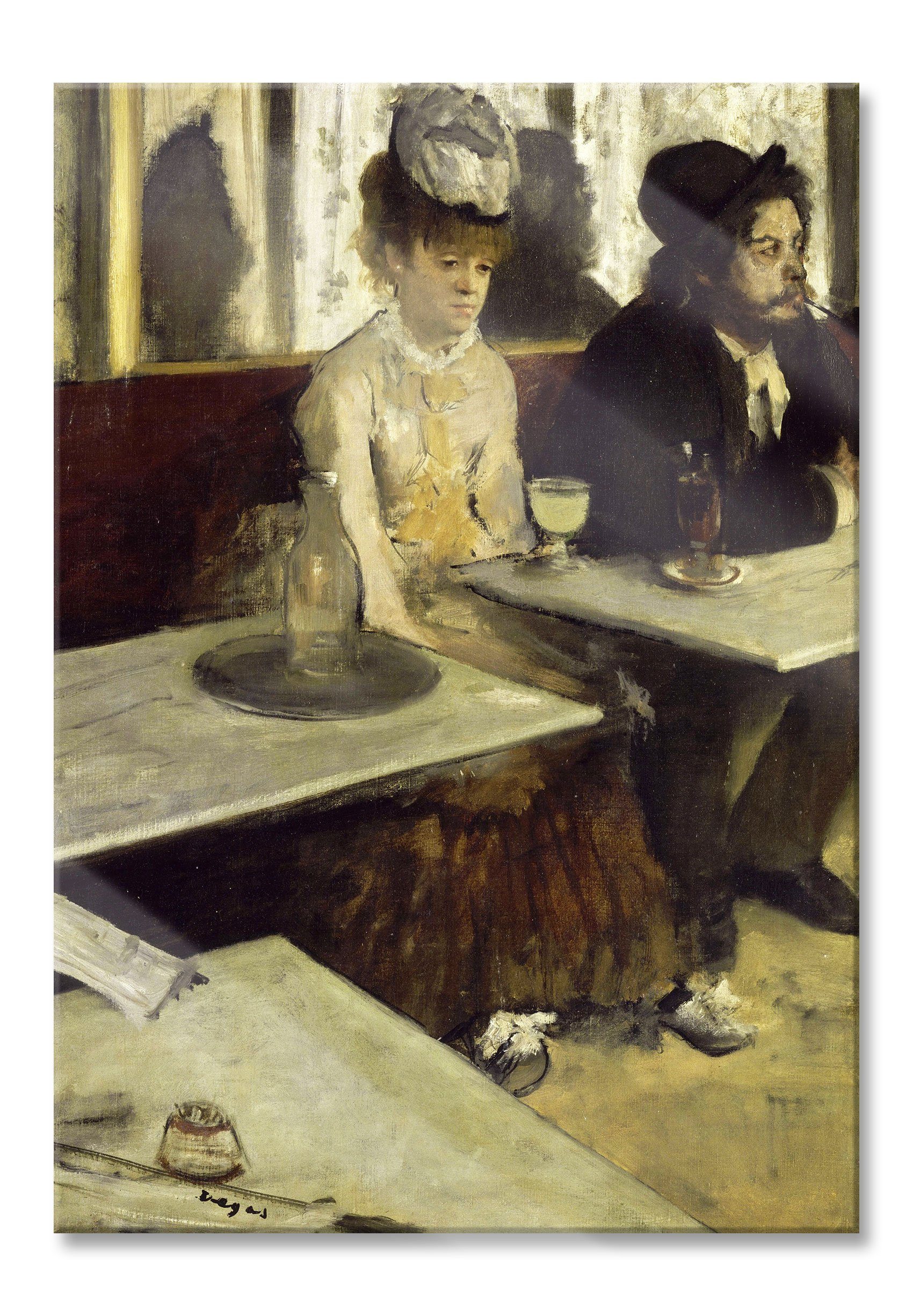 Pixxprint Glasbild Camille Pissarro - LE CHOU À PONTOISE, Camille Pissarro - LE CHOU À PONTOISE (1 St), Glasbild aus Echtglas, inkl. Aufhängungen und Abstandshalter