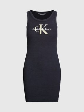 Calvin Klein Jeans Blusenkleid ARCHIVAL MONOLOGO RIB TANK DRESS mit Logoschriftzug