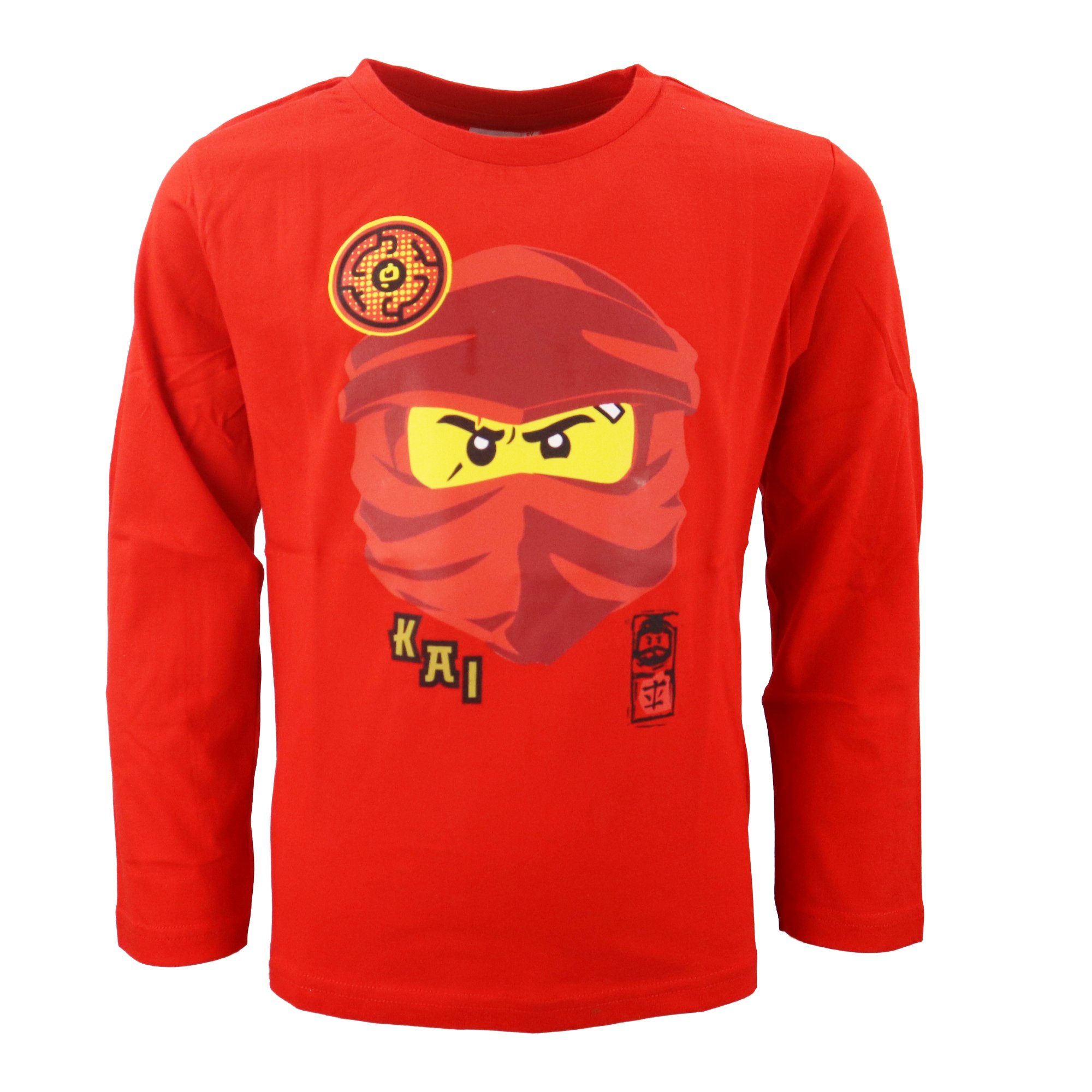 LEGO® Langarmshirt Ninjago Jay Jungen Kinder langarm Shirt Gr. 98 bis 128, Baumwolle