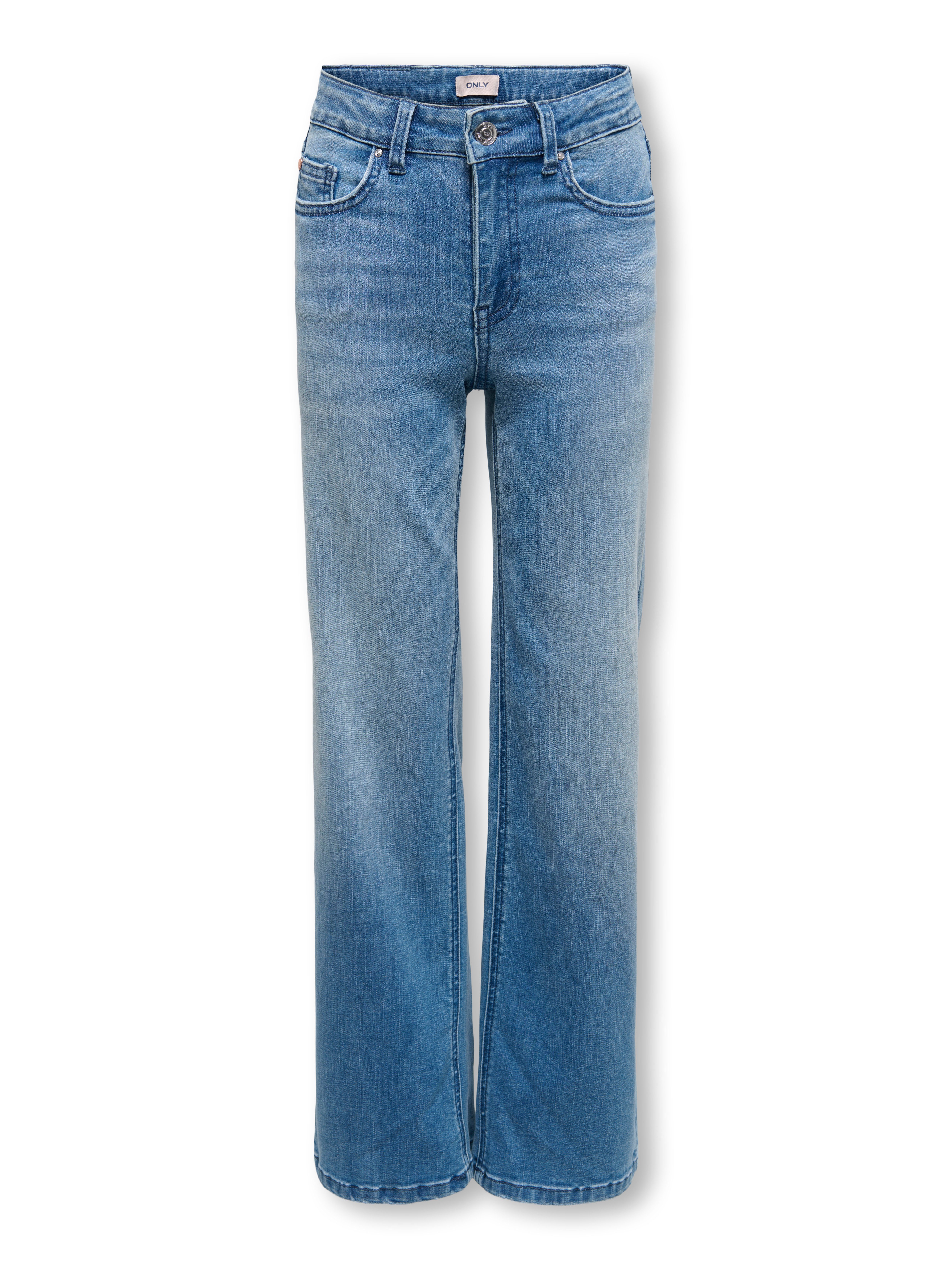 KIDS ONLY High-waist-Jeans KOGJUICY-WAUW HW WIDE DNM GUA113 NOOS Materialmix, high waist, wide fit