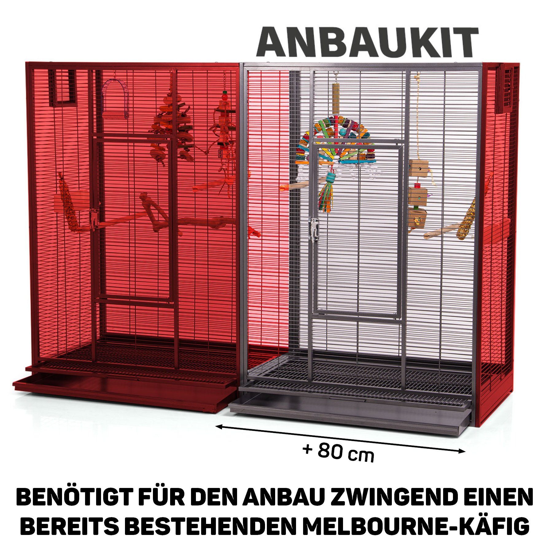 Montana Cages Vogelkäfig Anbaukit für Vogelvoliere günstig online kaufen