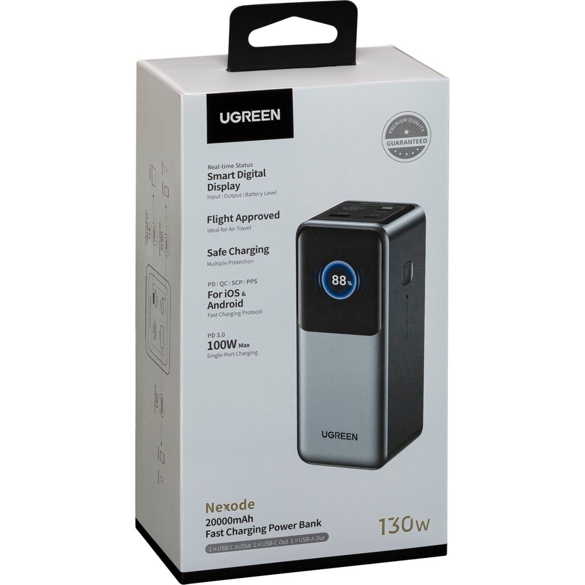 UGREEN 20000mAh 130W Fast Charging Powerbank Powerstation