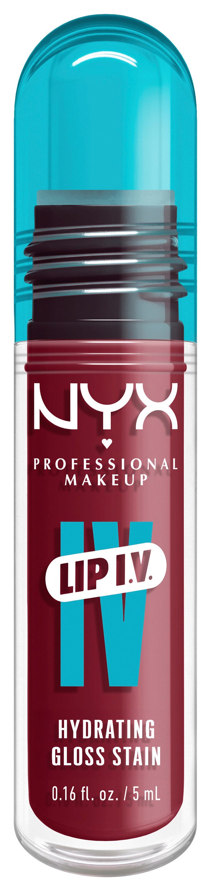 NYX PROFESSIONAL MAKEUP Lipgloss LIP IV GLOSS SERUM, gibt den Lippen einen unwiderstehlichen Wet-Look
