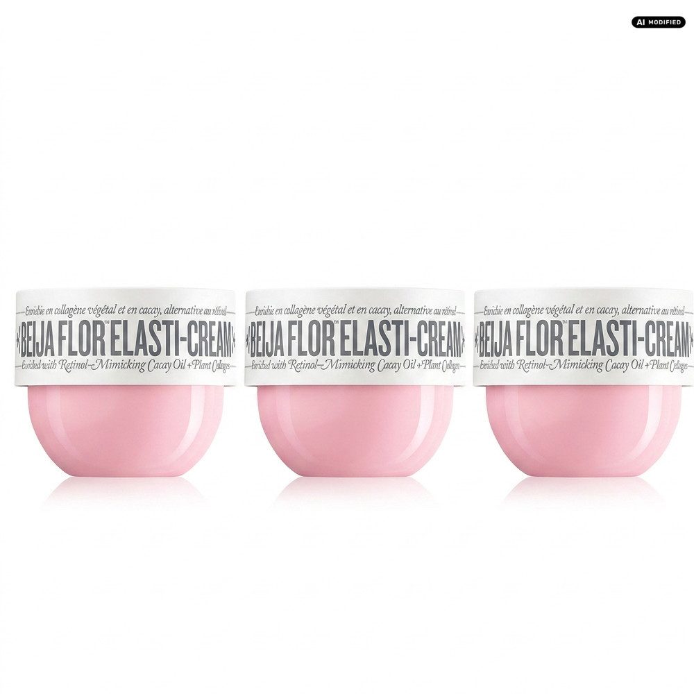 Sol de Janeiro Körpercreme Sol de Janeiro Beija Flor Elasti Cream 3er Set, Vorteilspack mit drei straffenden Körpercremes
