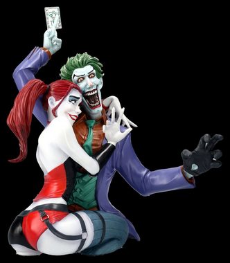 Figuren Shop GmbH Dekofigur Büste - Der Joker und Harley Quinn - Merchandise Dekofigur Superhelden