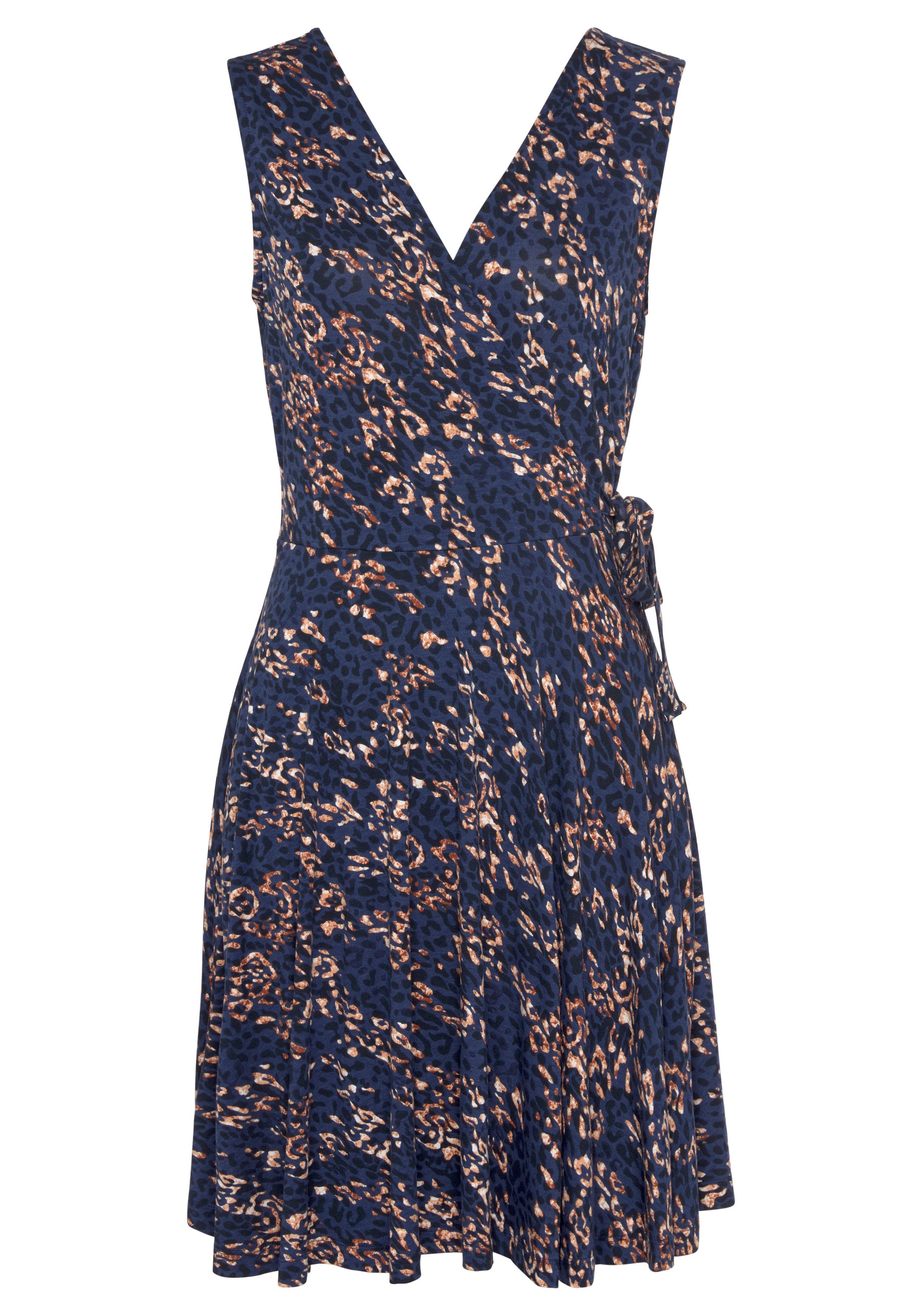 Vivance Strandkleid mit Alloverdruck und Bindeband, Wickelkleid, Sommerklei günstig online kaufen