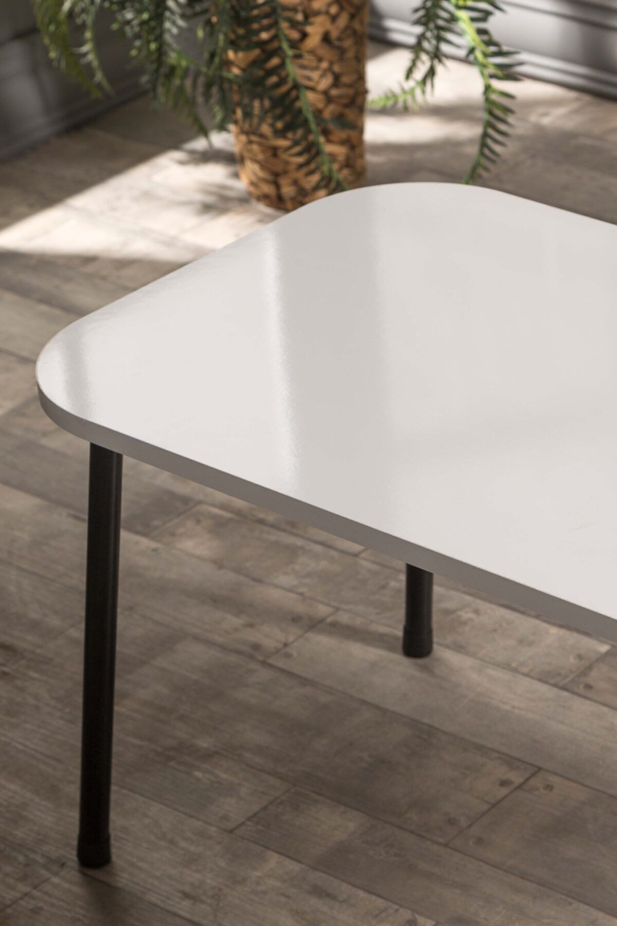 en.casa Couchtisch (1-St), Metallbeine, in Weiß günstig online kaufen