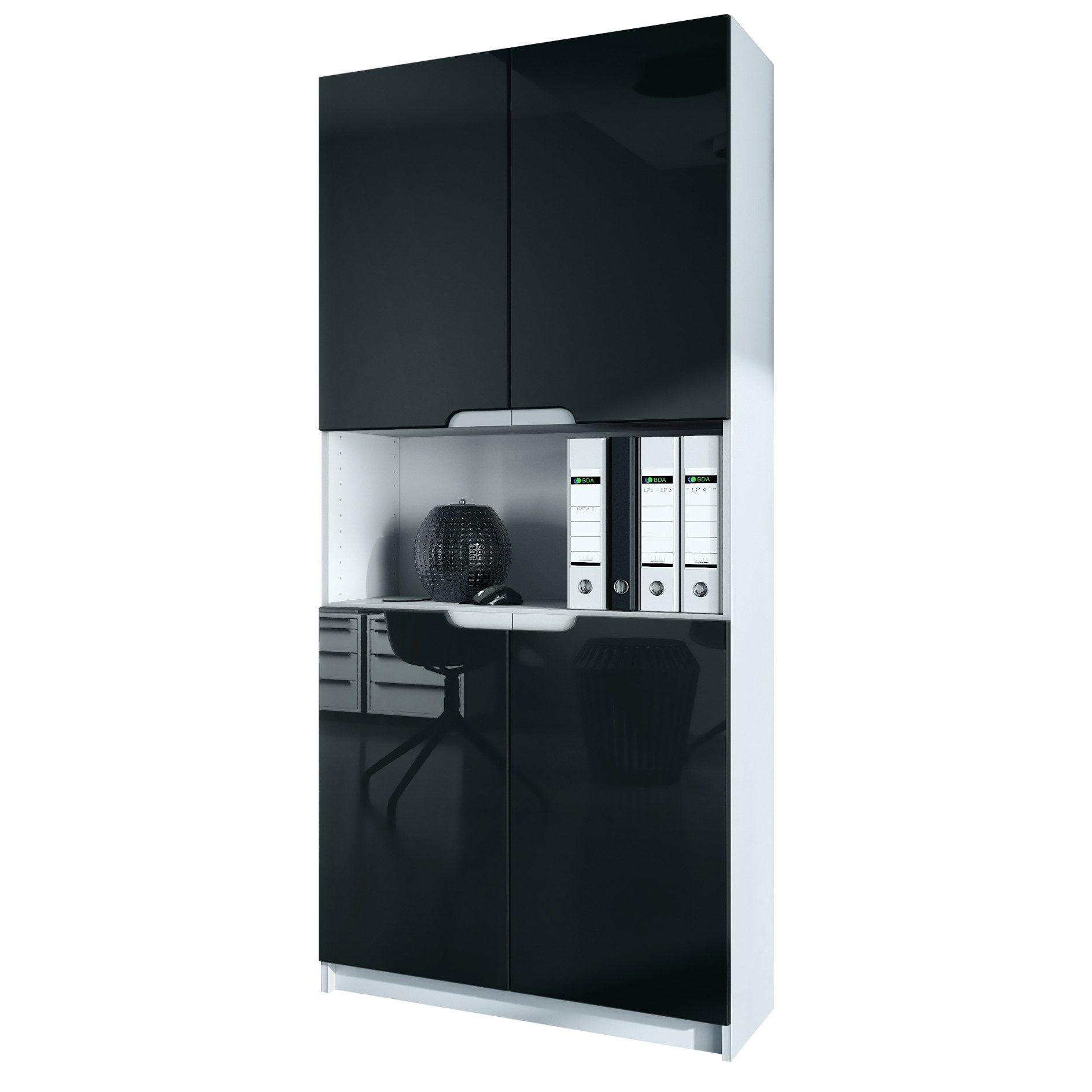 Vladon Aktenschrank Logan V2 (Aktenschrank, mit günstig online kaufen