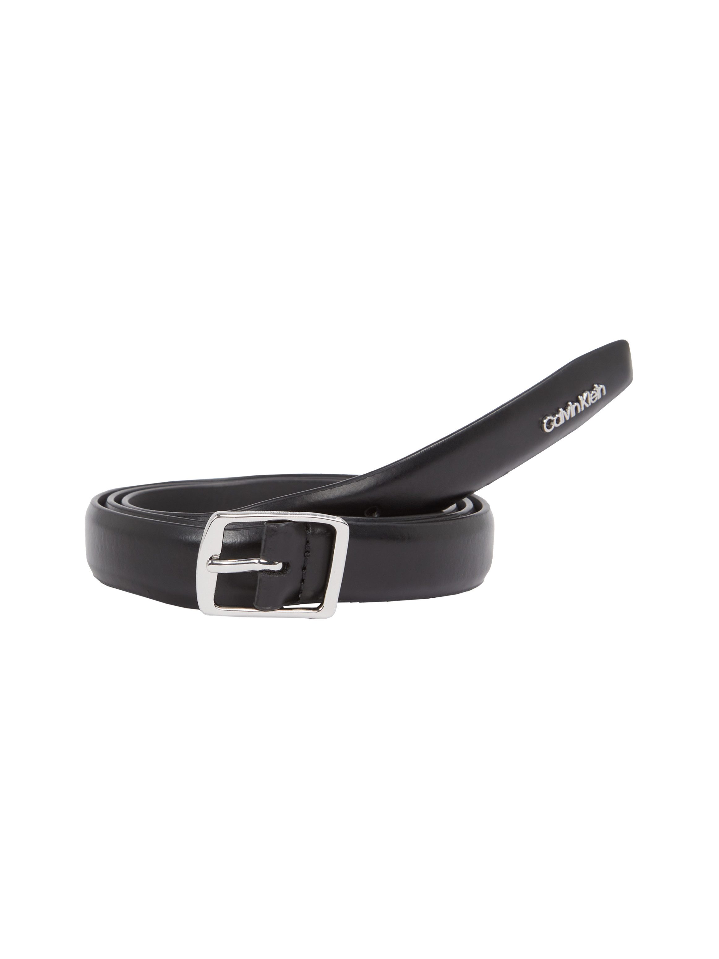 Calvin Klein Ledergürtel SLIM SQUARE BUCKLE günstig online kaufen