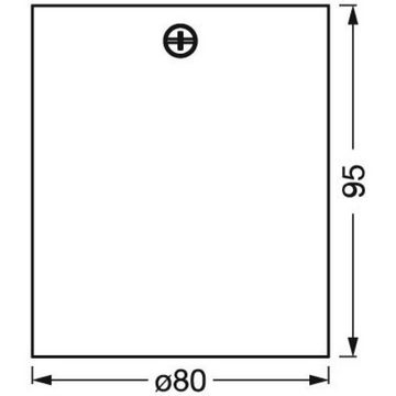 Ledvance Deckenspot Deckenspot Surface in Schwarz GU10 eckig, keine Angabe, Leuchtmittel enthalten: Nein, warmweiss, Deckenstrahler, Deckenspot, Aufbaustrahler