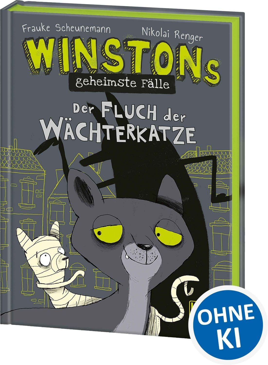 Winstons geheimste Fälle (Band 1) - Der Fluch der Wächterkatze Kinderb / Frauke Scheunemann, Kinderbuch ab 10 Jahre - Präsentiert von Loewe Wow! - Wenn Lesen WOW! macht
