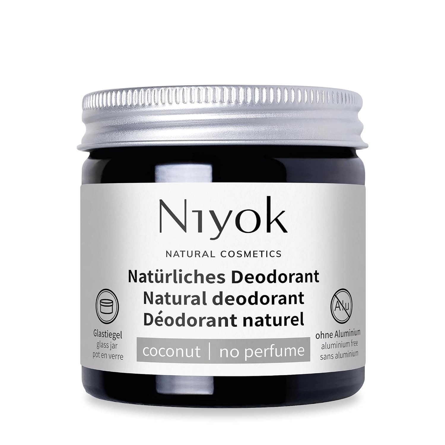 Niyok Deo-Creme Niyok Natural Cosmetics Deocreme 2 in 1 Kokos 40 ml