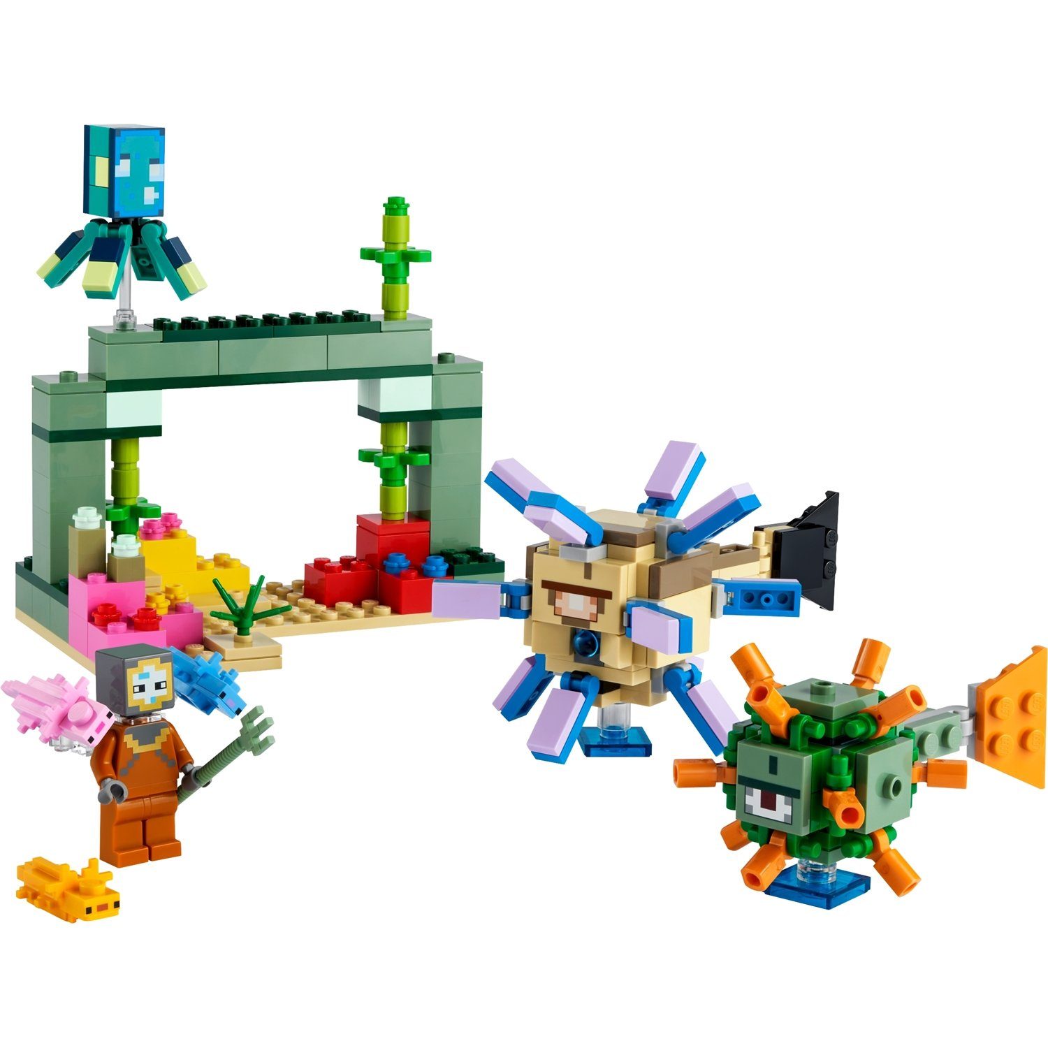LEGO® 21180 Minecraft® Das Wächterduell Konstruktionsspielsteine günstig online kaufen