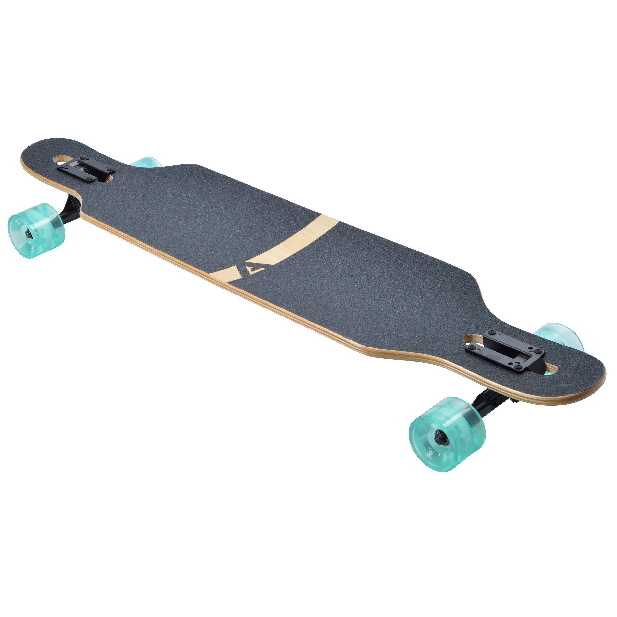 Apollo Longboard Twin Tip DT Longboard 39", aus Holz mehrlagig verleimt für Idealen Flex & Stabilität